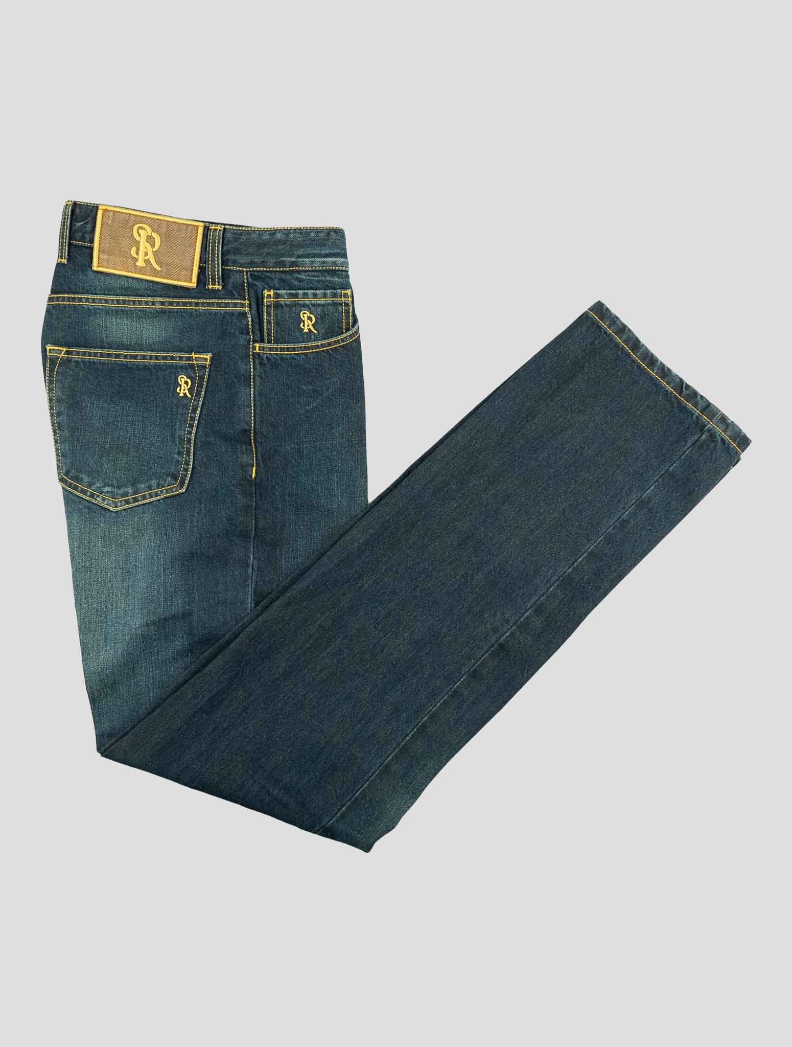Stefano Ricci Blue Cotton Jeans (T015T1DC70) - View 1