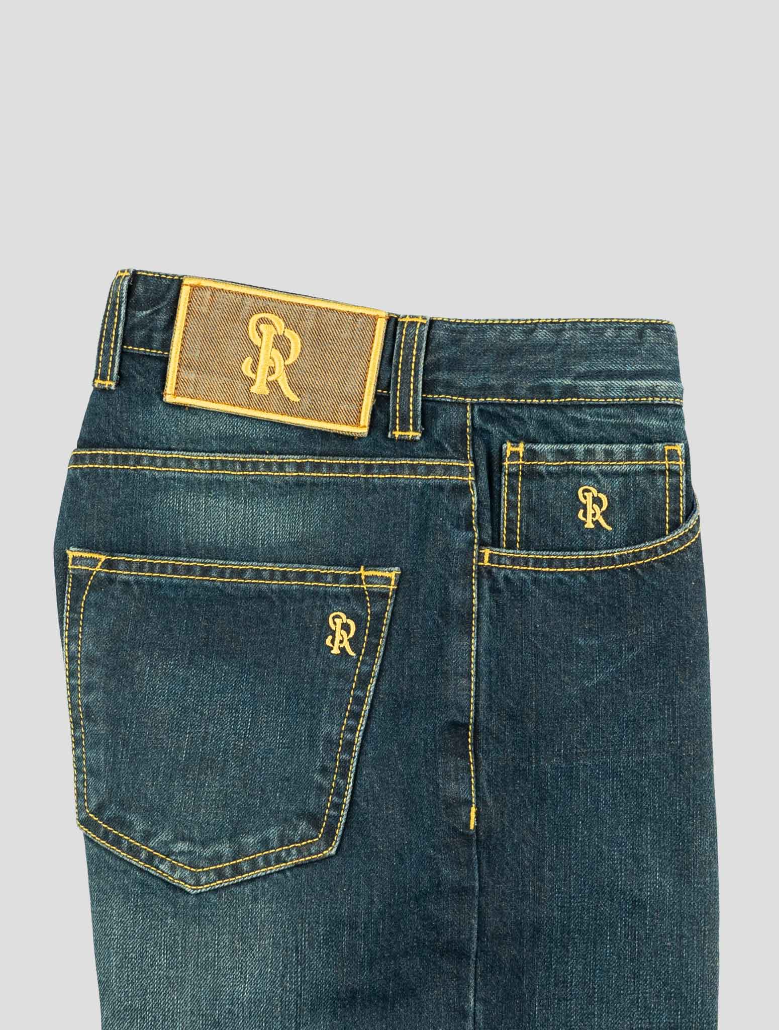 Stefano Ricci Blue Cotton Jeans (T015T1DC70) - View 3