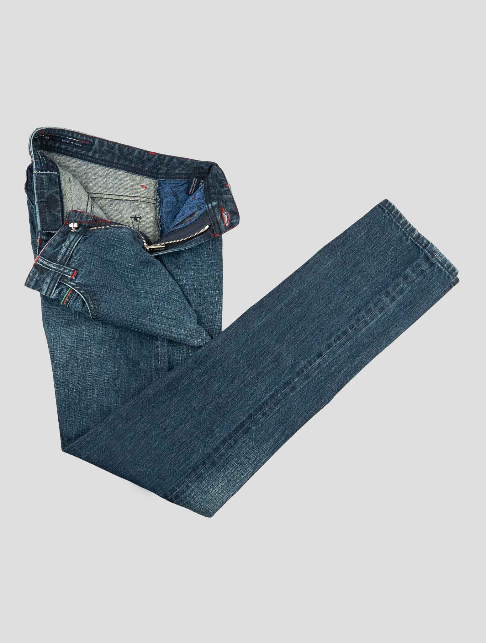 Stefano Ricci Blue Cotton Jeans (901KDR01) - View 2