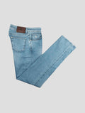 Stefano Ricci Light Blue Cotton Jeans (MST72S2210) - View 1