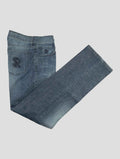 Stefano Ricci Blue Cotton Jeans (901GP02) - View 1
