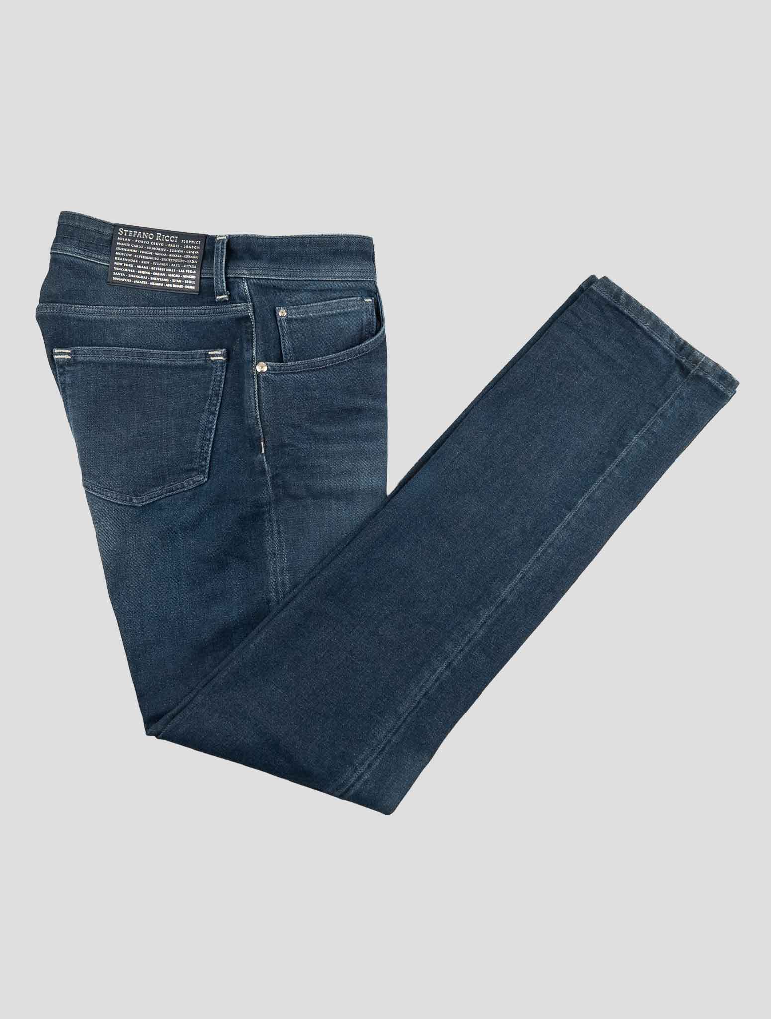 Stefano Ricci Blue Cotton Jeans (MST74A2120MBPO) - View 1