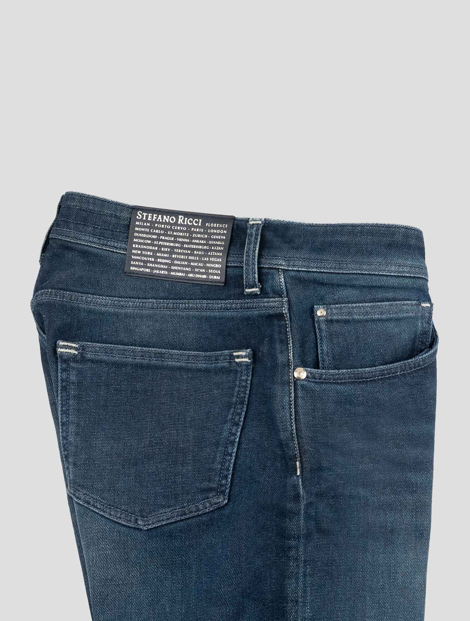 Stefano Ricci Blue Cotton Jeans (MST74A2120MBPO) - View 3