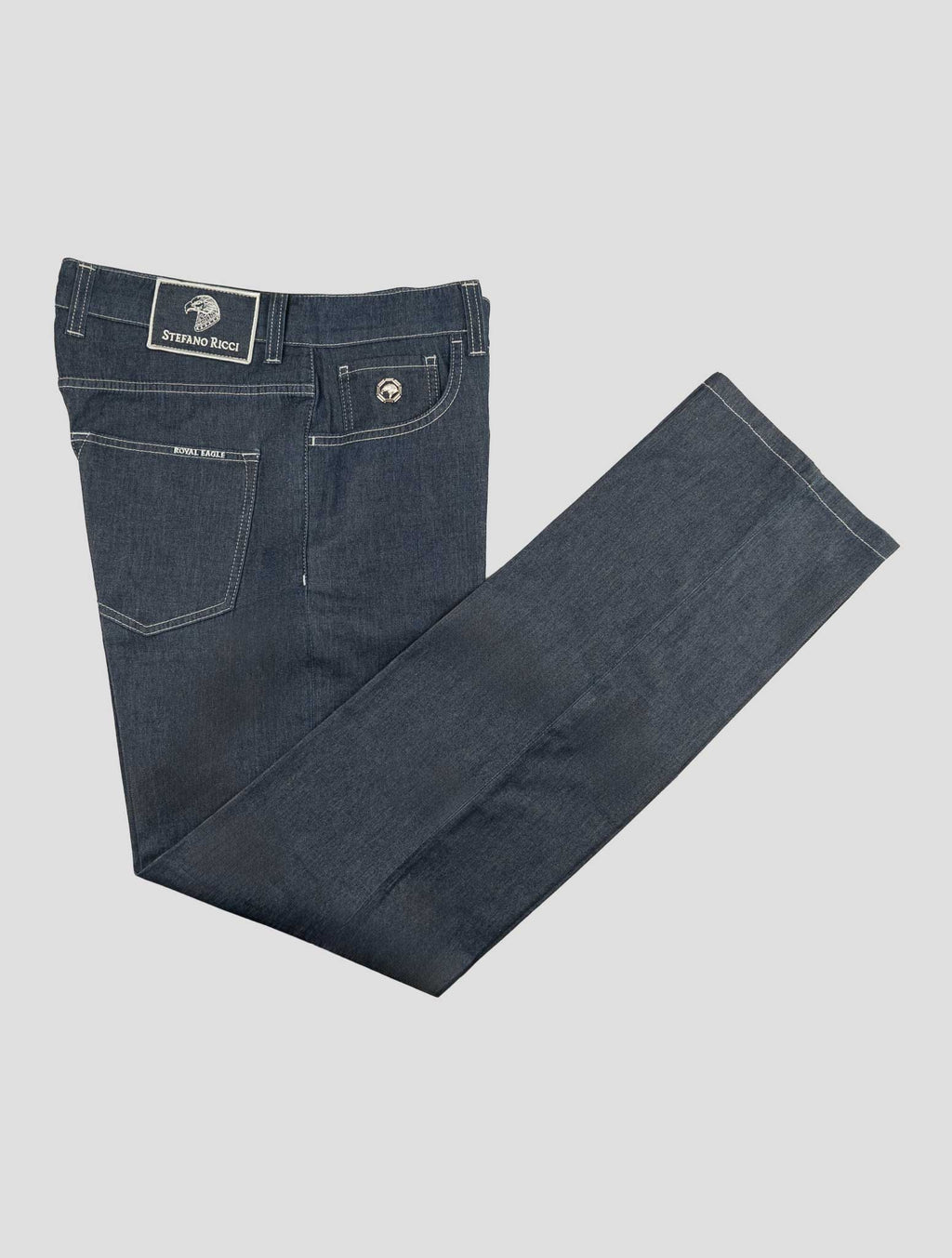 Stefano Ricci Blue Lyocell-Cotton Jeans (T155RAQ1) - View 2