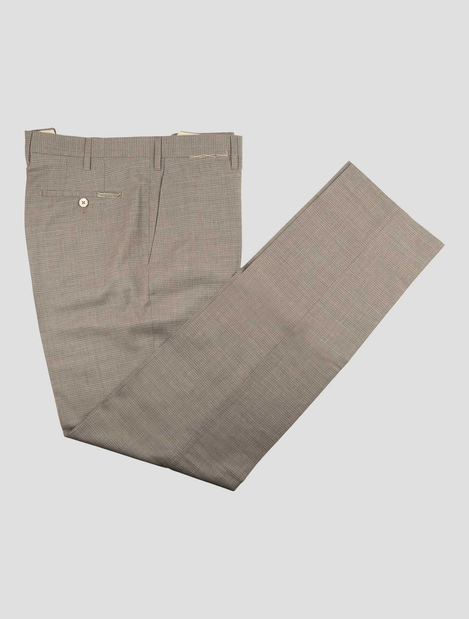 Stefano Ricci Taupe Cotton Pants - View 1