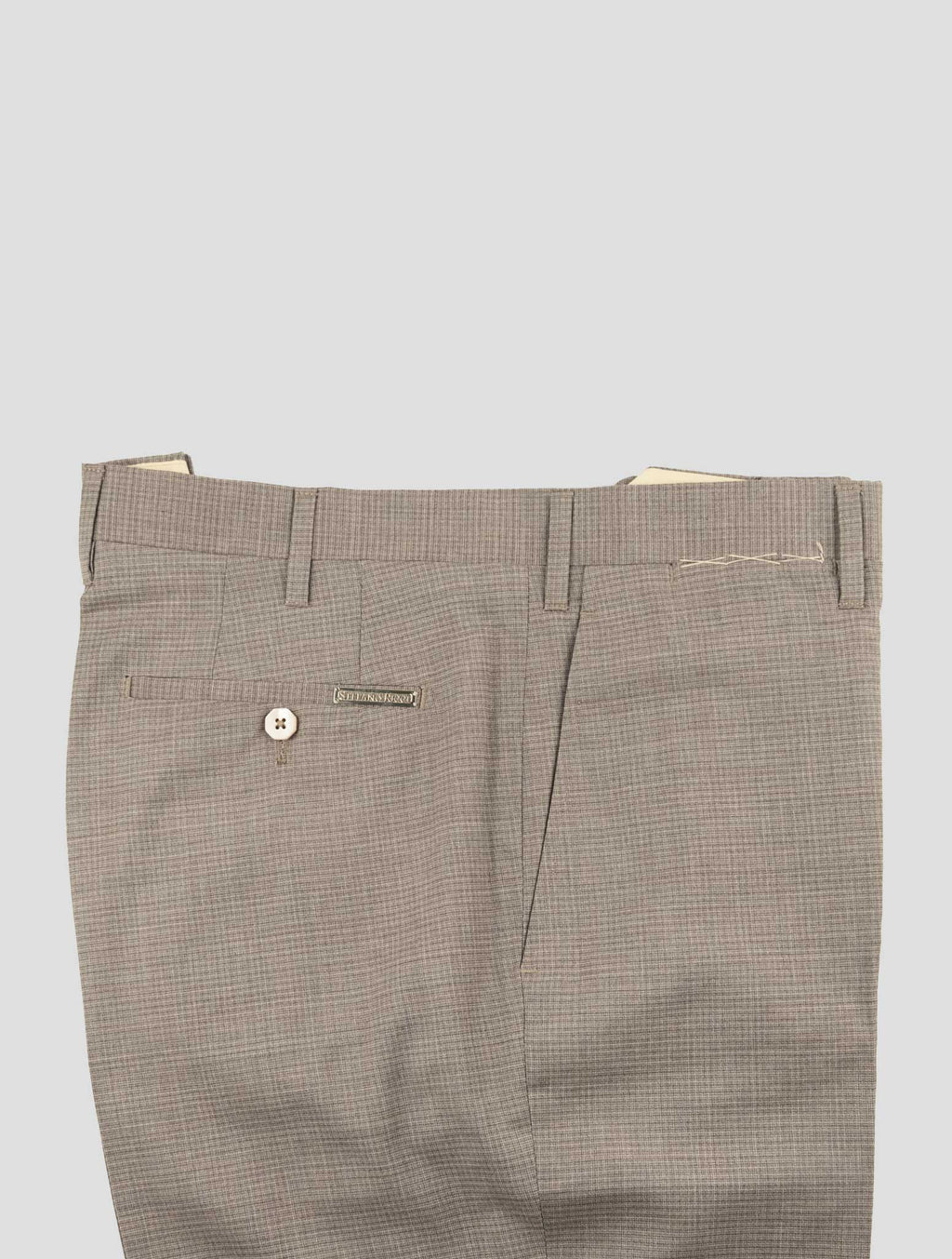 Stefano Ricci Taupe Cotton Pants - View 3