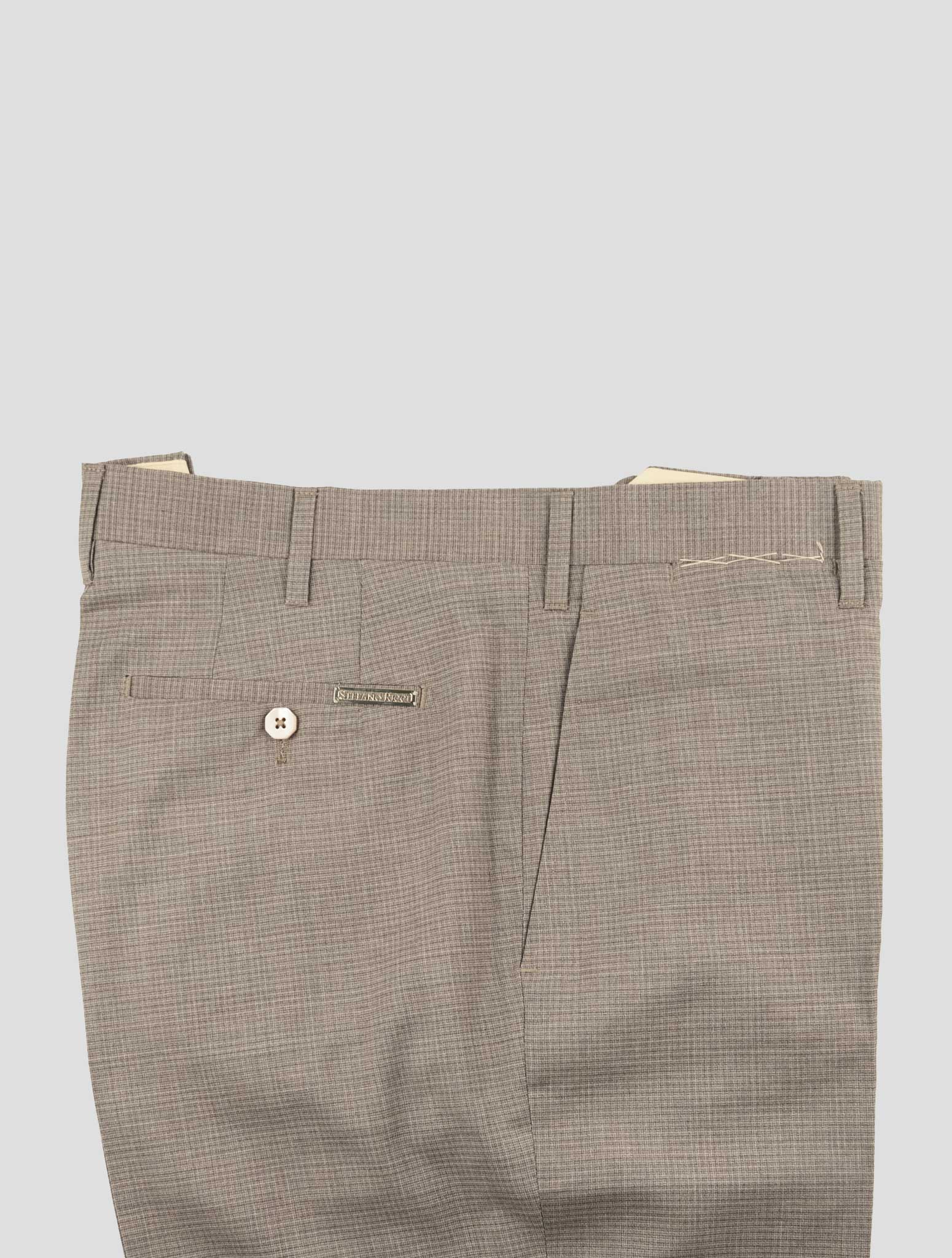 Stefano Ricci Taupe Cotton Pants - View 3