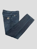 Stefano Ricci Blue Cotton-Linen Jeans (T1901DIVAT5007) - View 1