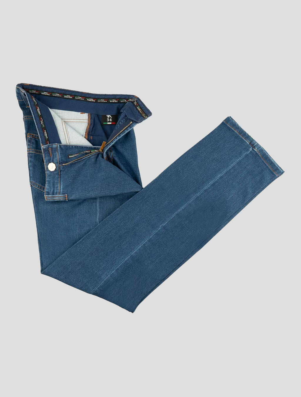Stefano Ricci Blue Cotton Jeans (T155TP) - View 2