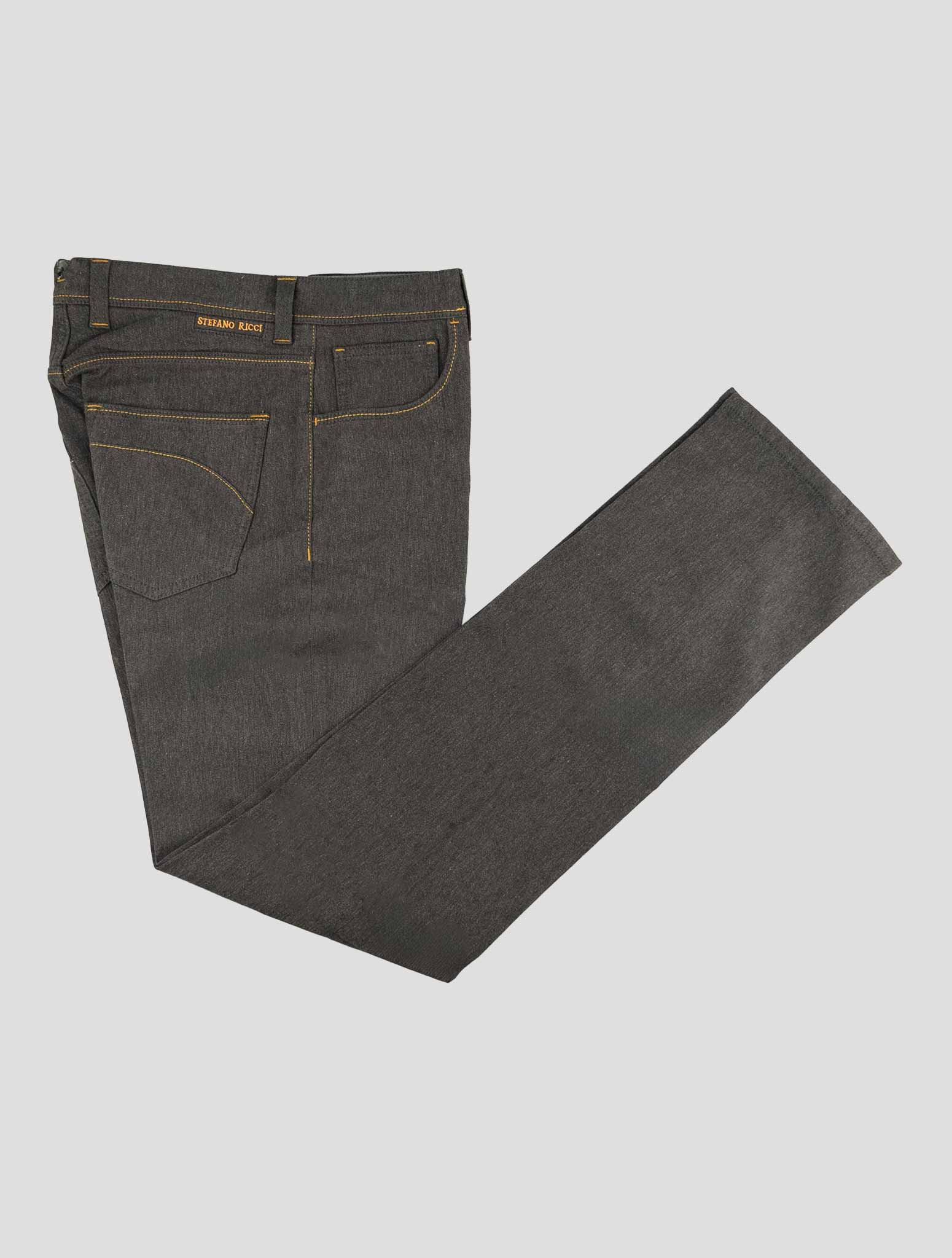 Stefano Ricci Gray Cotton Pants (MFT74R0160) - View 1