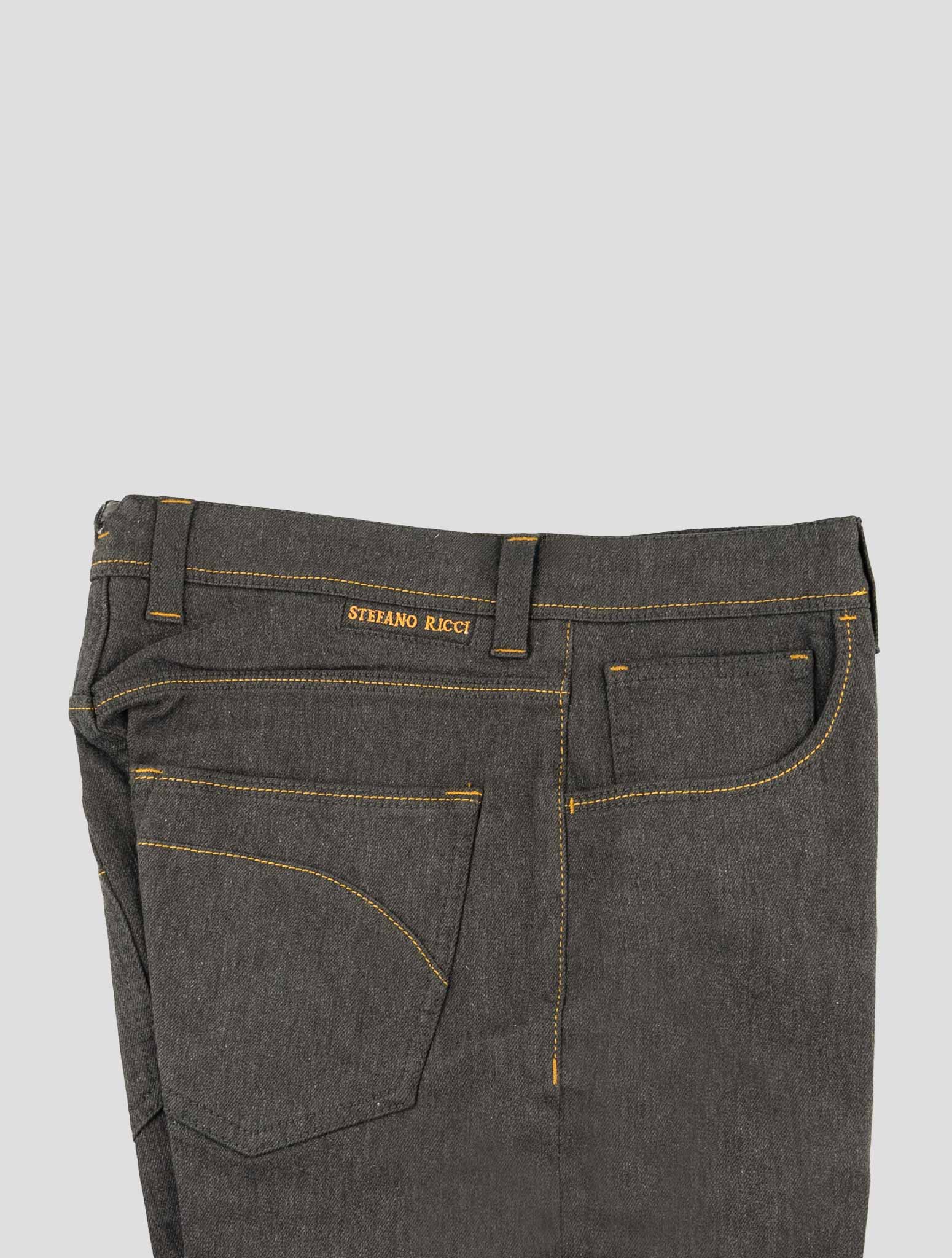 Stefano Ricci Gray Cotton Pants (MFT74R0160) - View 3