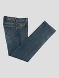 Stefano Ricci Blue Cotton Jeans (T01901TR) - View 1