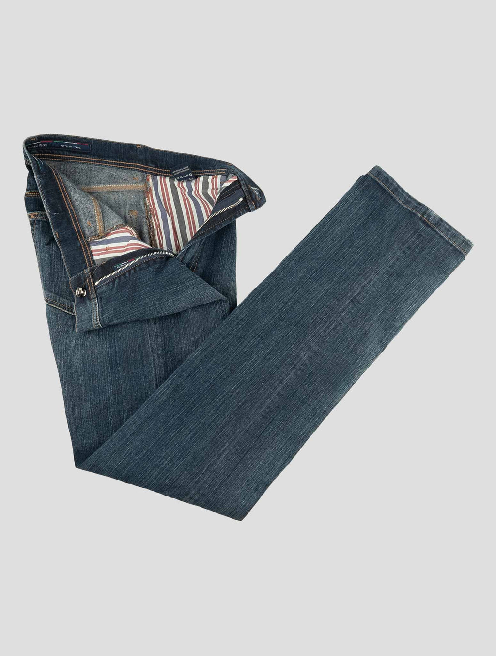 Stefano Ricci Blue Cotton Jeans (T01901TR) - View 2