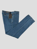 Stefano Ricci Blue Cotton Jeans (T01SFCHBTJ) - View 1