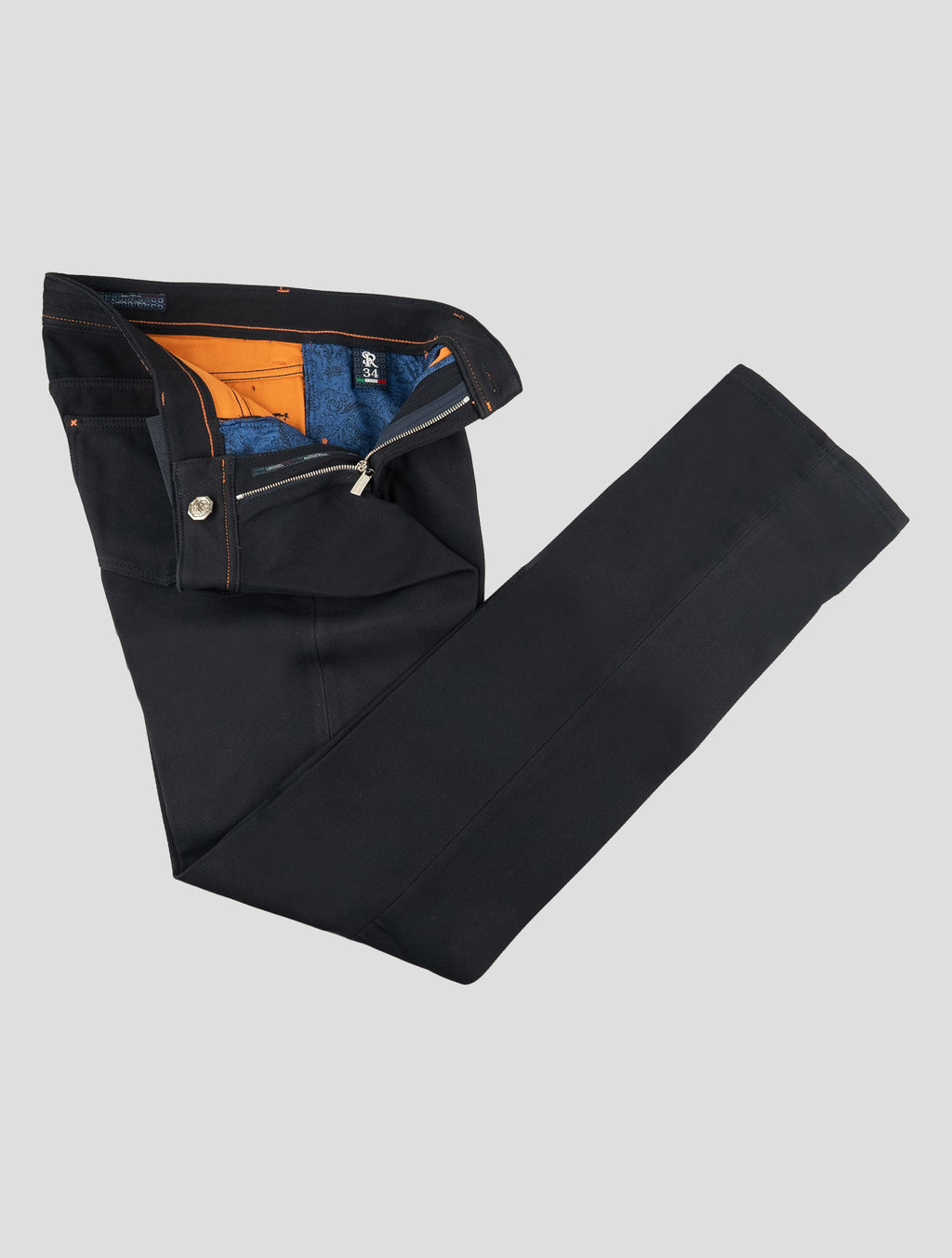 Stefano Ricci Dark Blue Cotton Jeans (T1905BCOL) - View 2