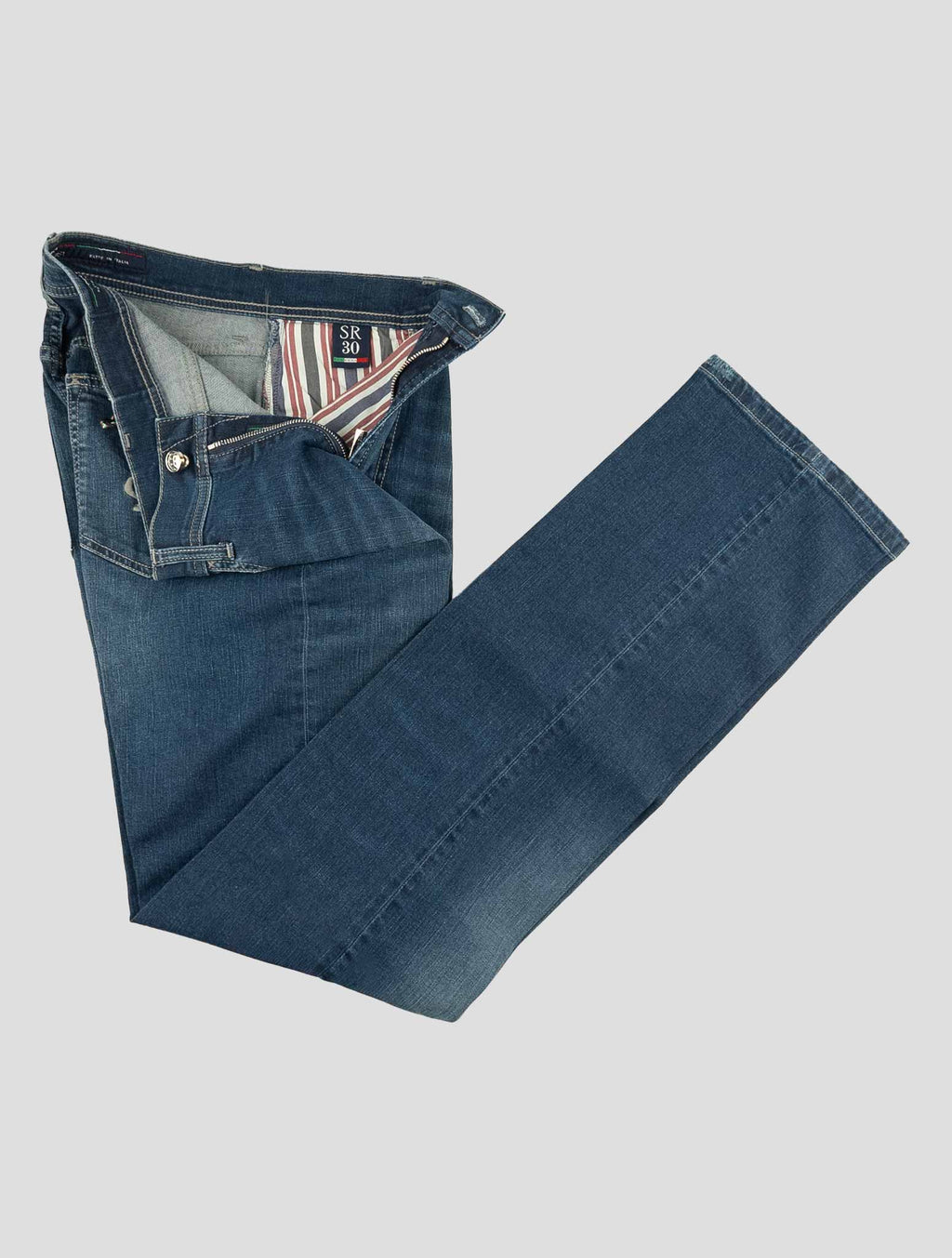 Stefano Ricci Blue Cotton Jeans (T01901PE002) - View 2
