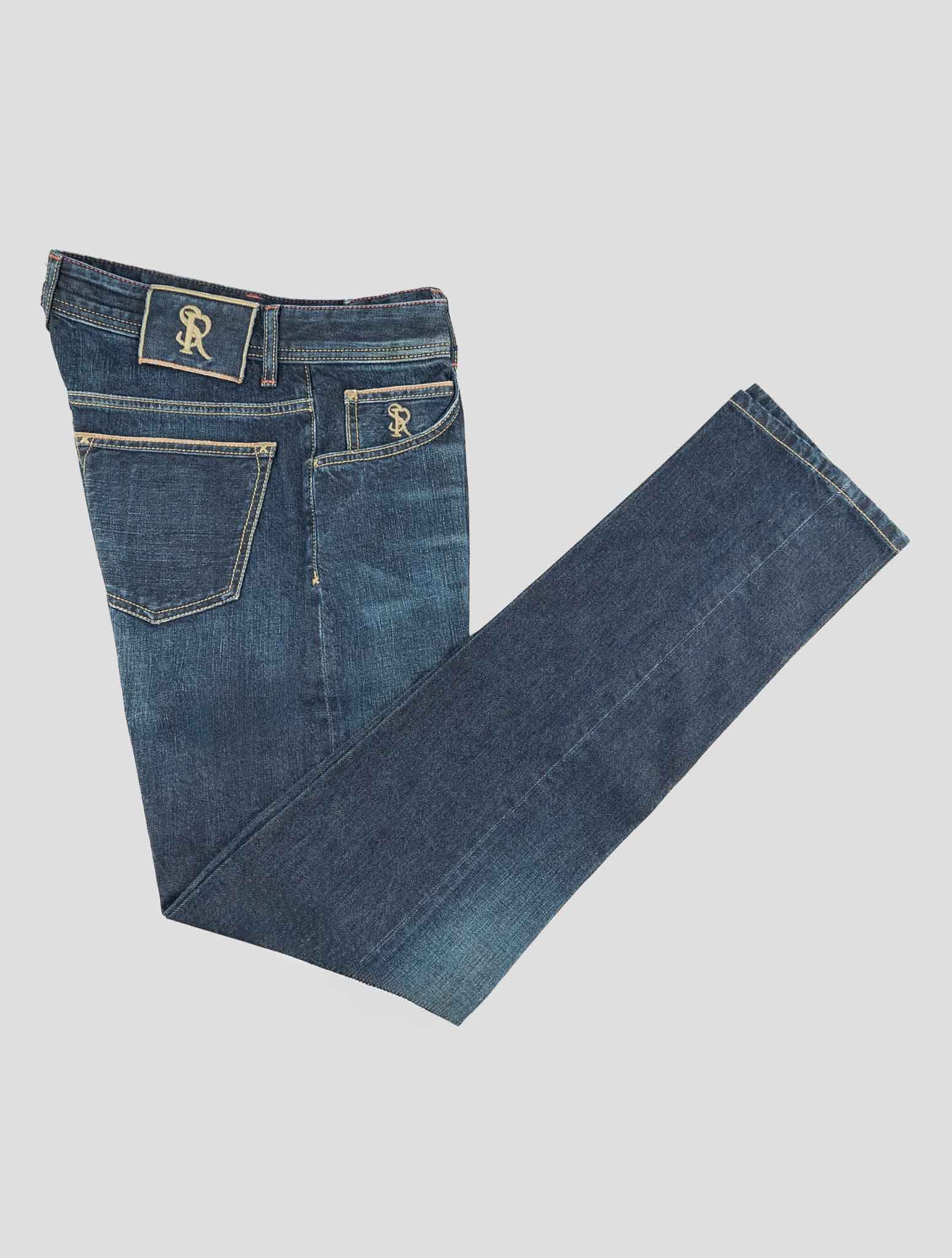 Stefano Ricci Blue Cotton Jeans (922NIL5007) - View 1