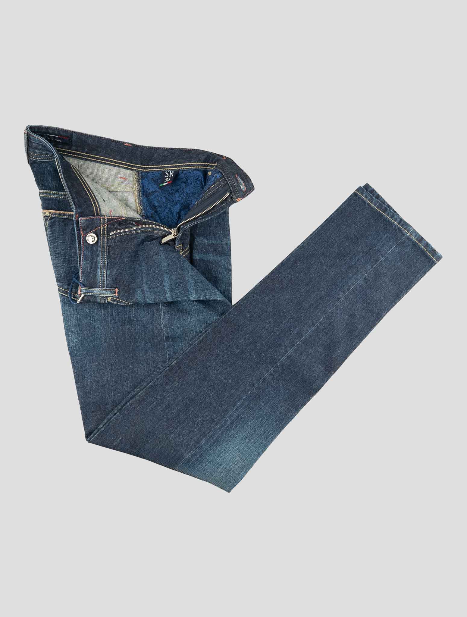 Stefano Ricci Blue Cotton Jeans (922NIL5007) - View 2
