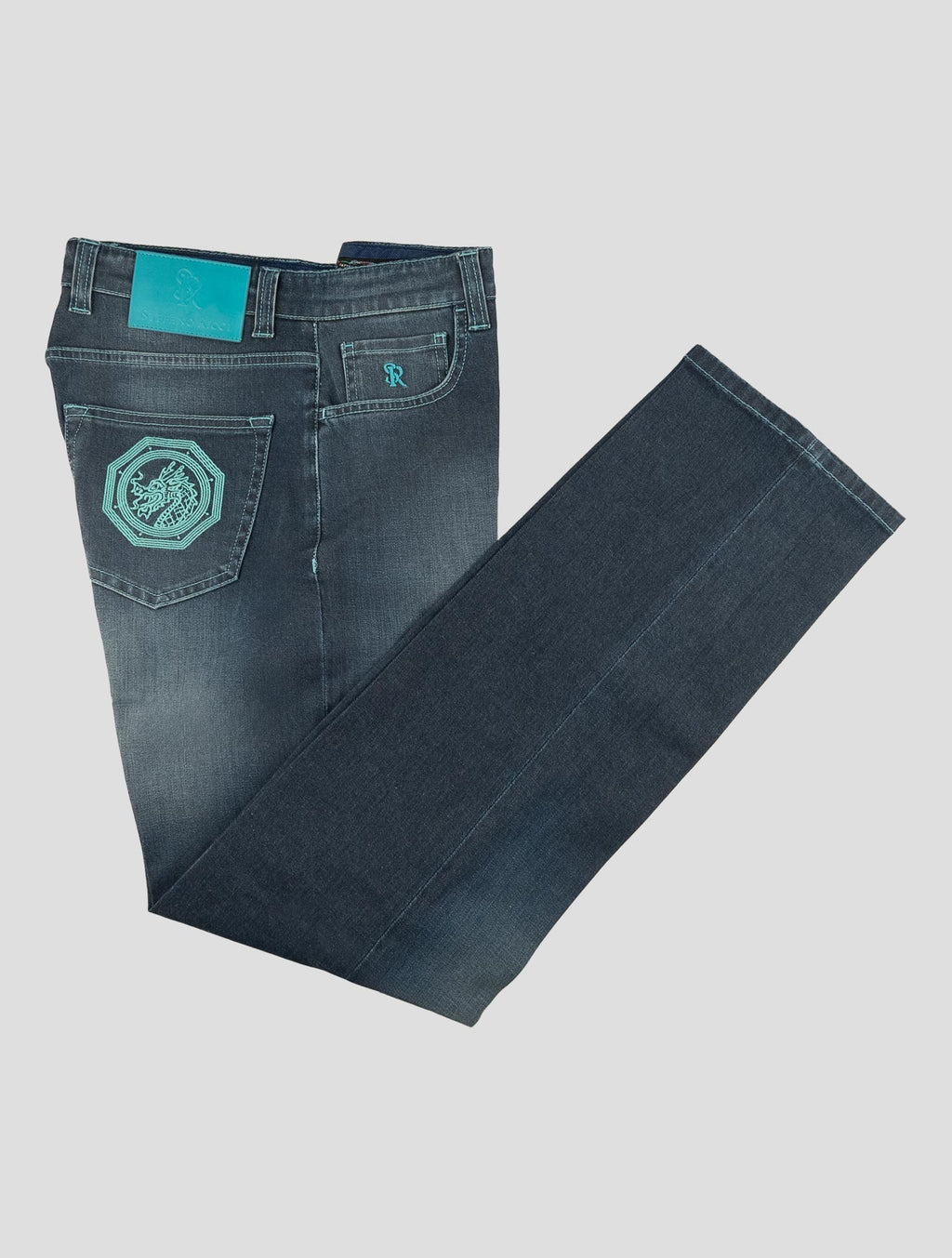 Stefano Ricci Blue Cotton Jeans (T15T1DRA) - View 1