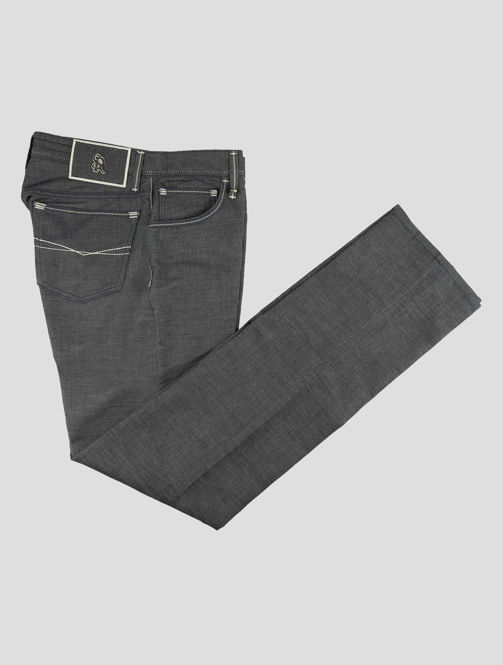Stefano Ricci Blue Cashmere-Blend Pants (MST94B0200) - View 1