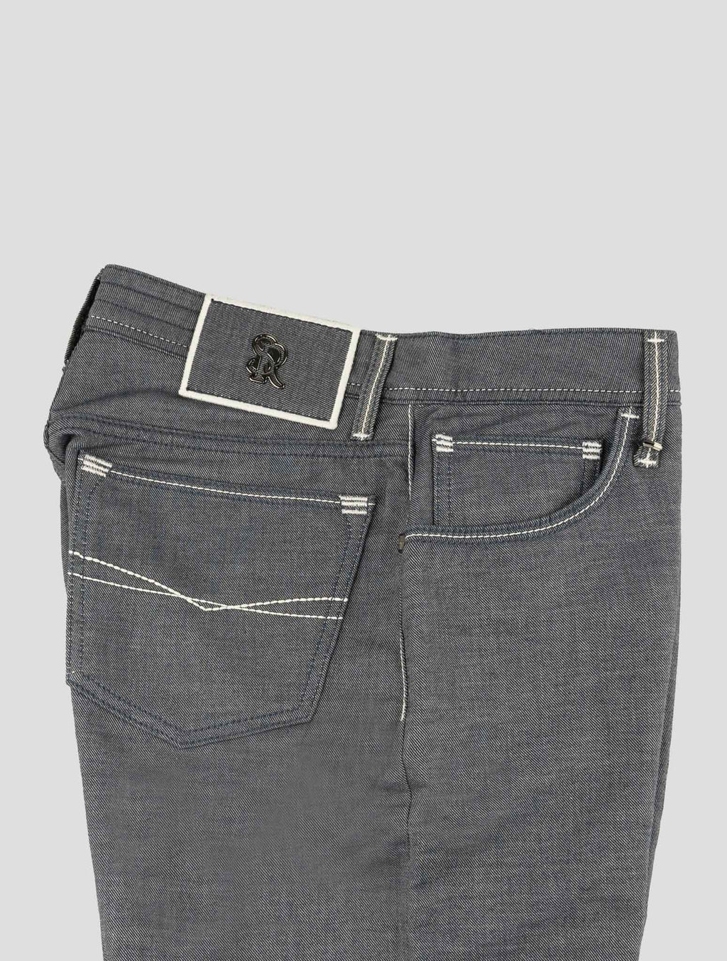 Stefano Ricci Blue Cashmere-Blend Pants (MST94B0200) - View 3