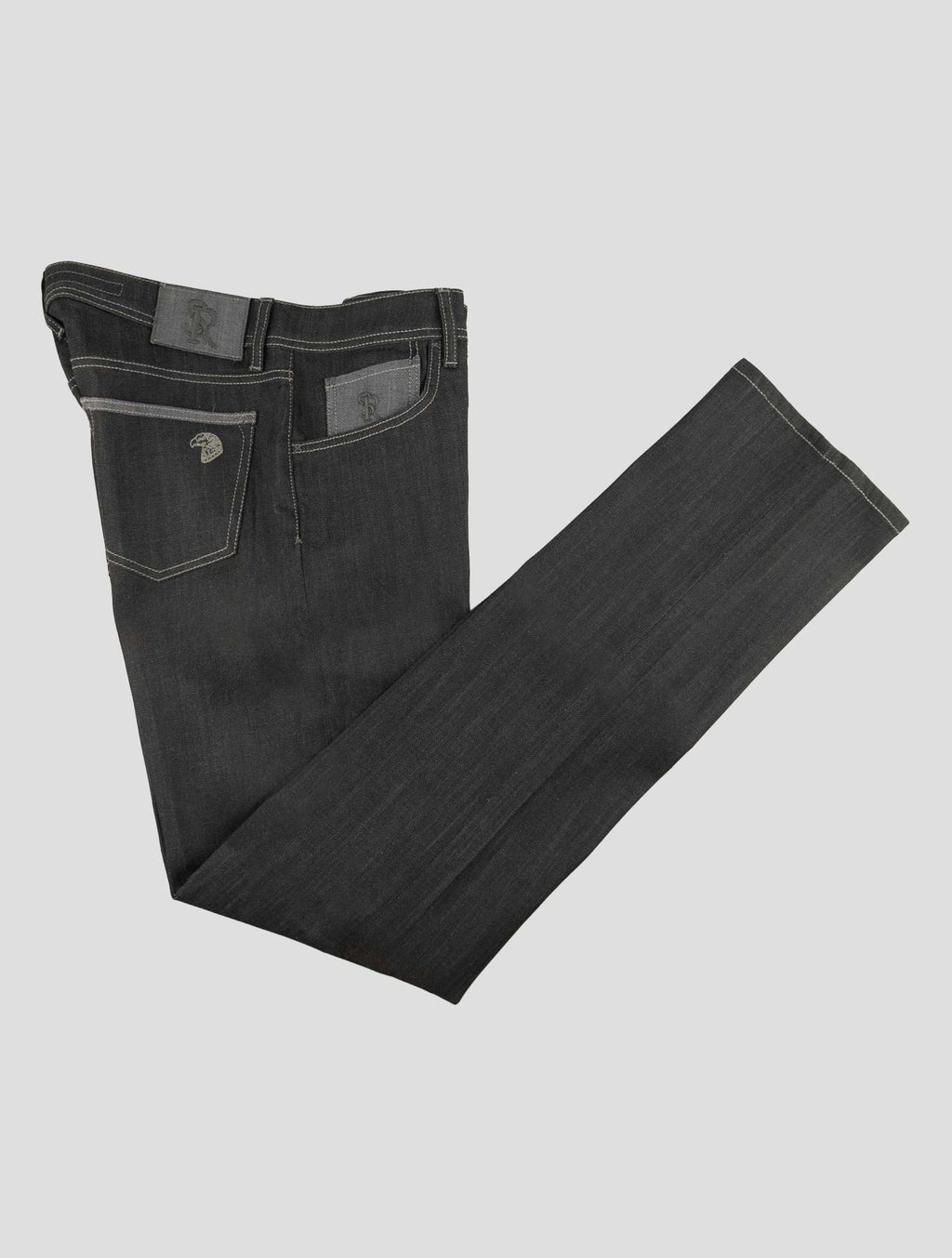 Stefano Ricci Gray Cotton Jeans (T01905SBMG) - View 1