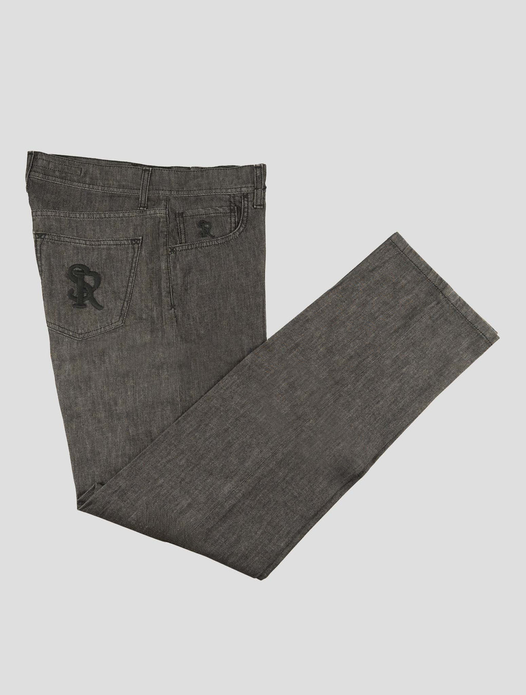 Stefano Ricci Gray Cotton Jeans (T01901UR) - View 1