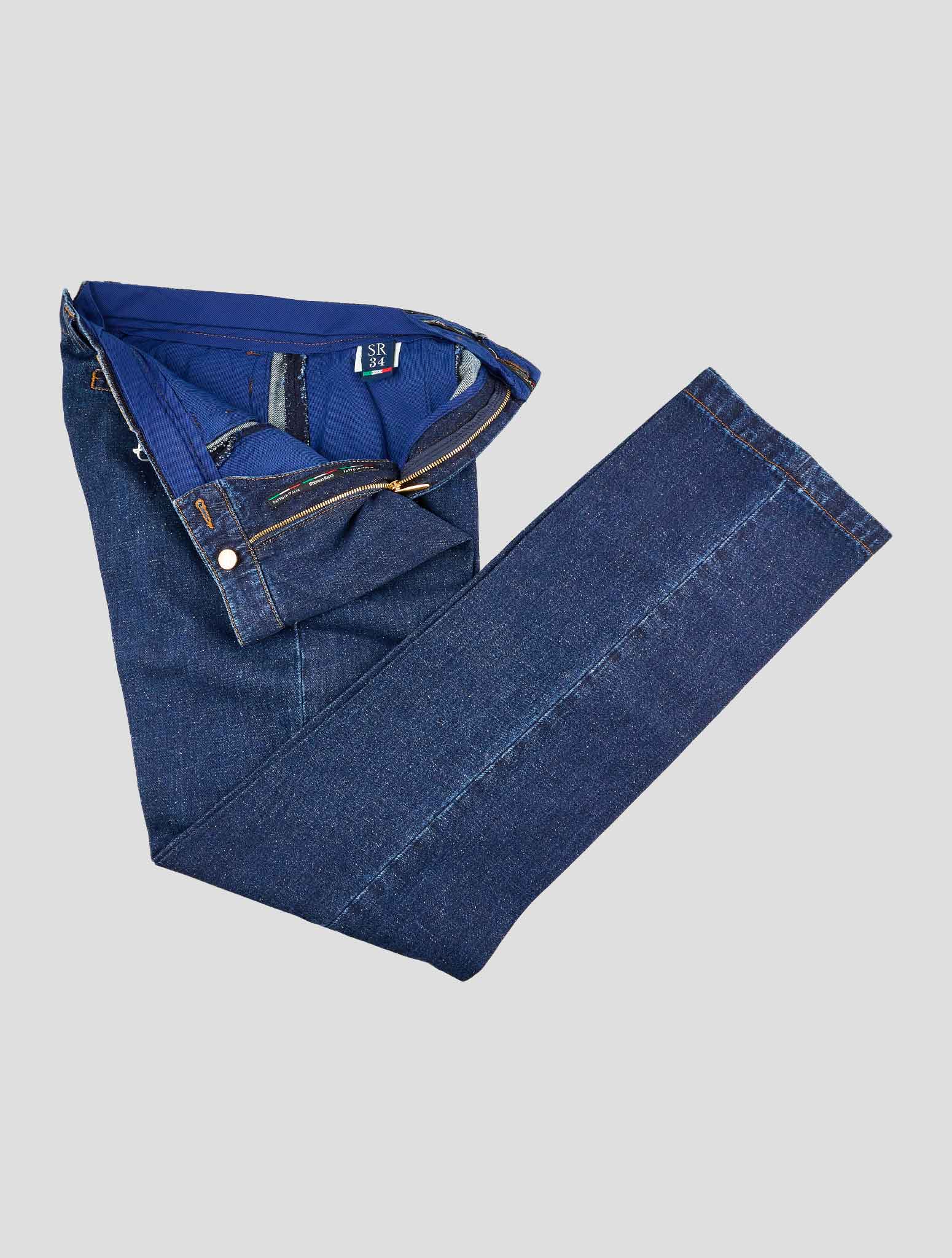 Stefano Ricci Blue Cotton Jeans (T01SFCH) - View 2