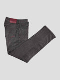 Stefano Ricci Gray Cashmere-Blend Jeans - View 1