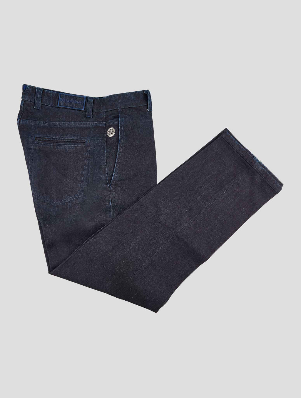 Stefano Ricci Dark Blue Cotton Jeans (T1A1FIL1) - View 1