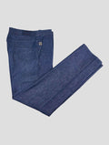Stefano Ricci Blue Cotton Pants (T1TA1) - View 1
