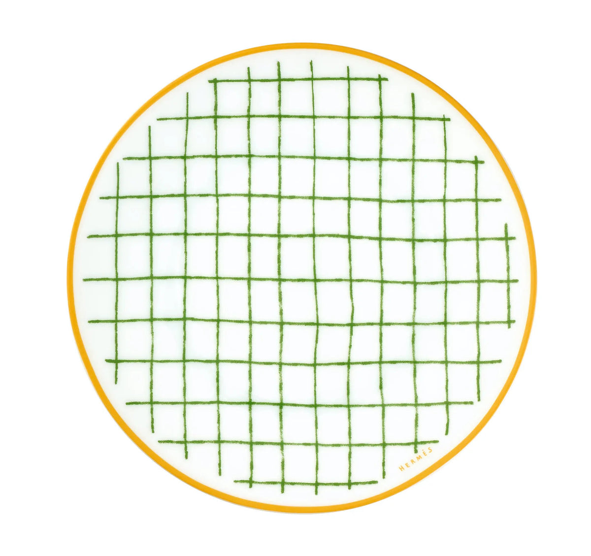 Hermès A Walk in the Garden — Green Bread and Butter Plate