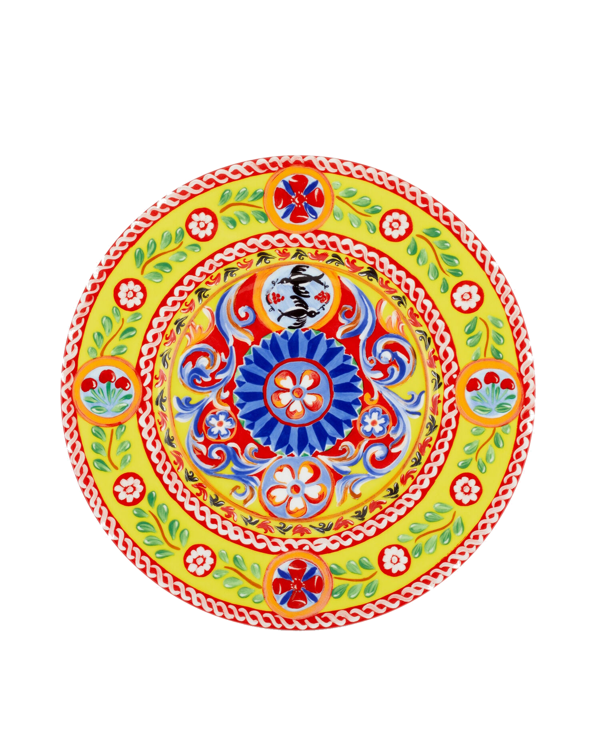 Dolce&Gabbana Casa Carretto Siciliano Fine Porcelain Charger Plate - 33 cm