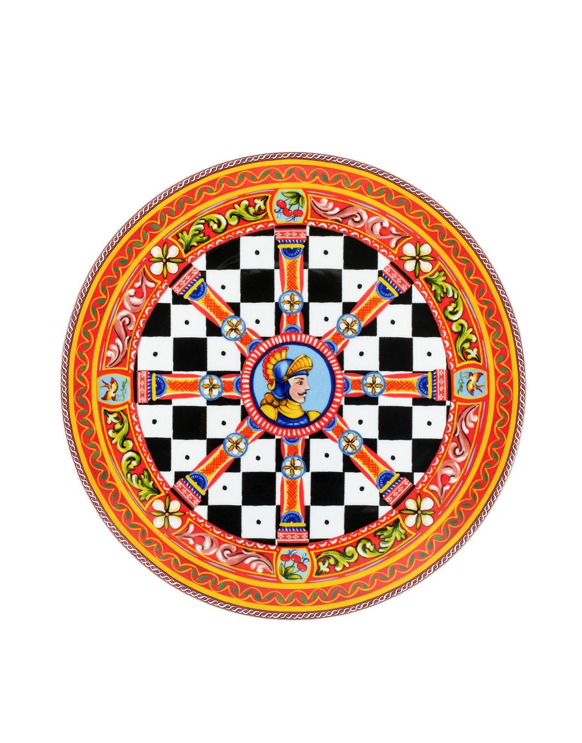 Dolce&Gabbana Casa Carretto Siciliano Porcelain Charger Plate - 31 cm
