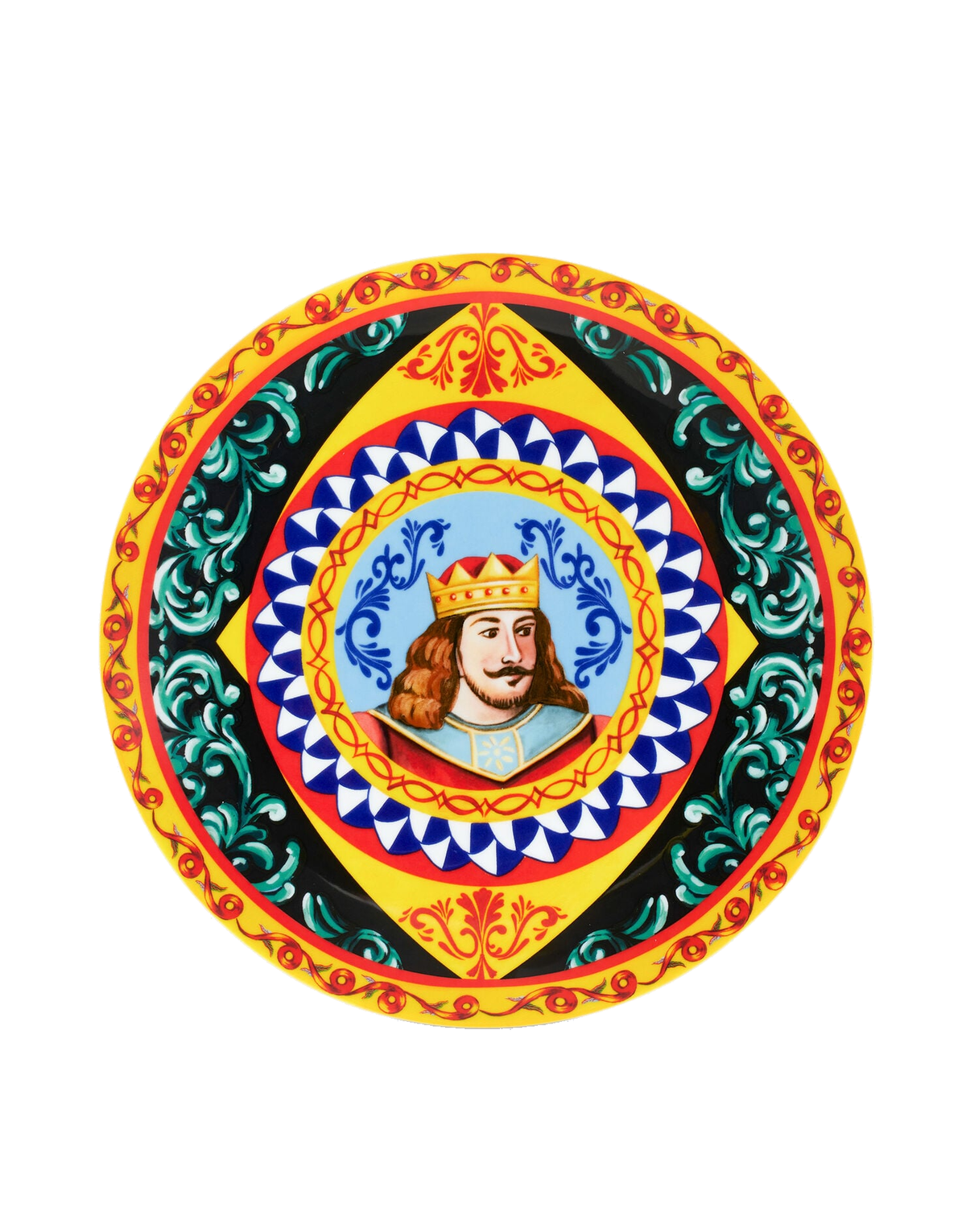 Dolce&Gabbana Casa Carretto Siciliano Porcelain Charger Plate - 31 cm