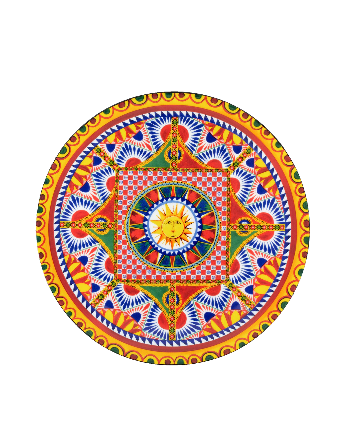 Dolce&Gabbana Casa Carretto Siciliano Porcelain Charger Plate - 31 cm