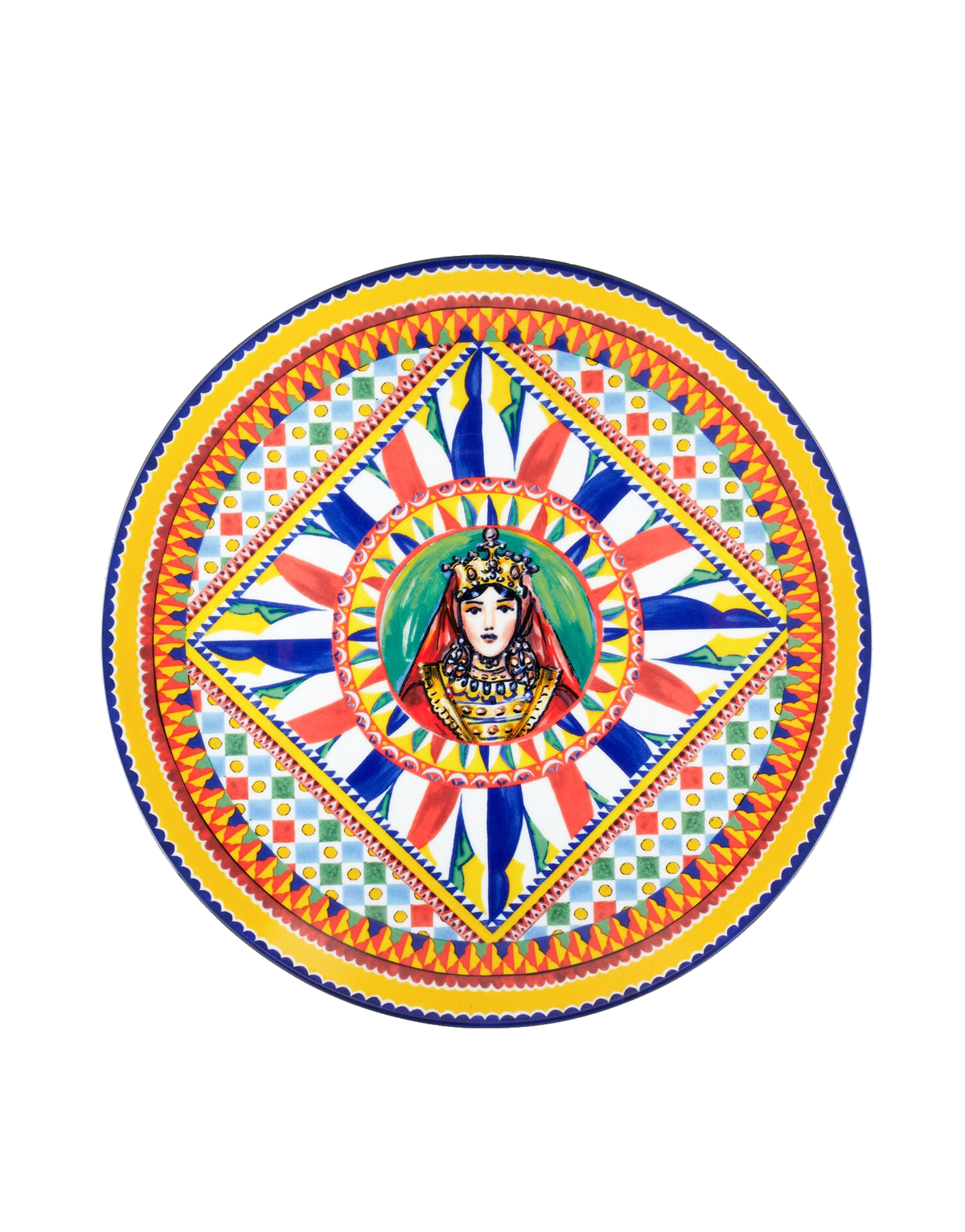 Dolce&Gabbana Casa Carretto Siciliano Porcelain Charger Plate - 31 cm