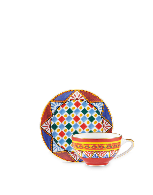 Dolce&Gabbana Casa Carretto Siciliano Coffee Cup and Saucer - 4.5 cm