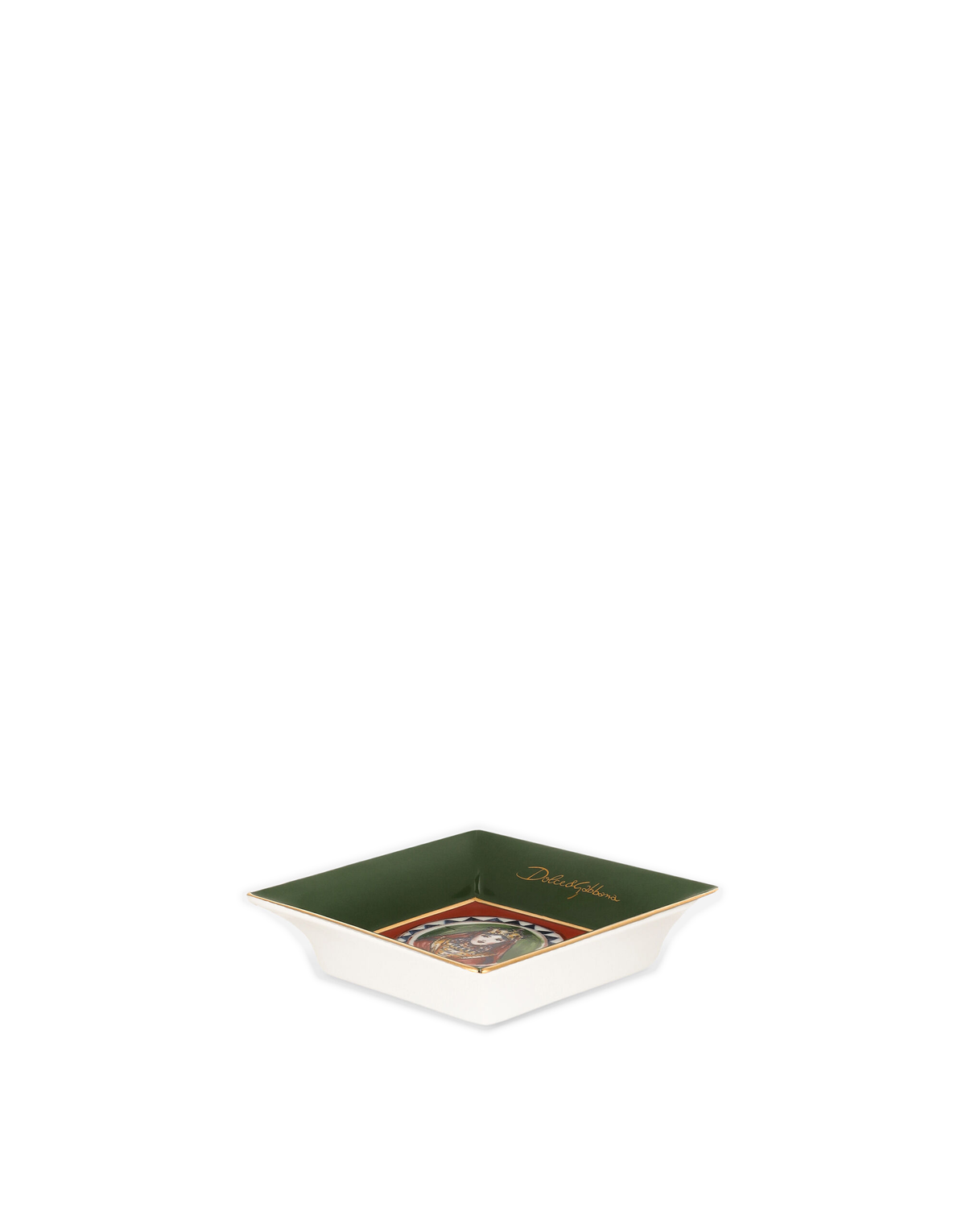 Dolce&Gabbana Casa Carretto Siciliano Decorative Plate - 10 x 10 cm