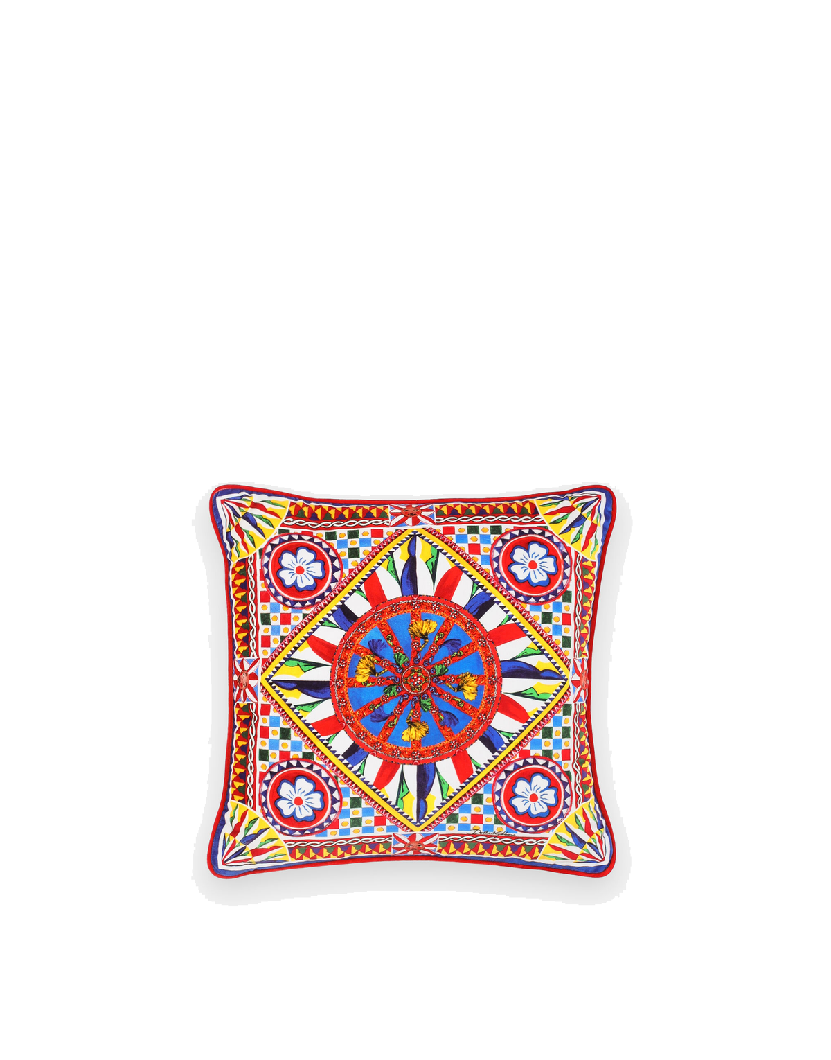 Dolce&Gabbana Casa Carretto Siciliano Velvet Cushion - 45 x 45 cm