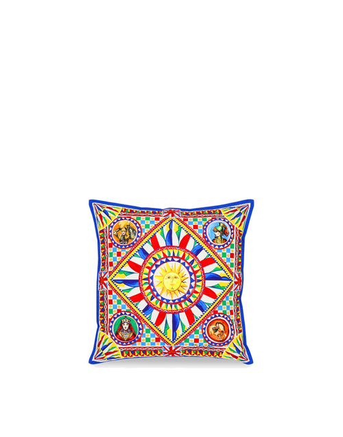 Dolce&Gabbana Casa Carretto Siciliano Canvas Cushion - 45 x 45 cm