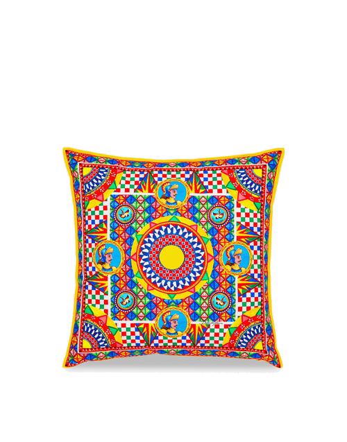 Dolce&Gabbana Casa Carretto Siciliano Canvas Cushion - 60 x 60 cm