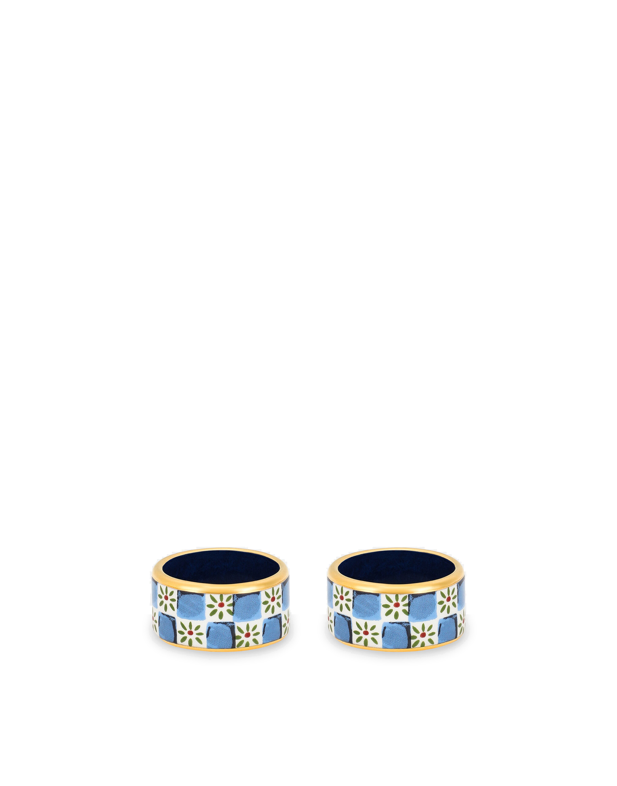 Dolce&Gabbana Casa Carretto Siciliano Set of 2 Napkin Rings - 2 cm