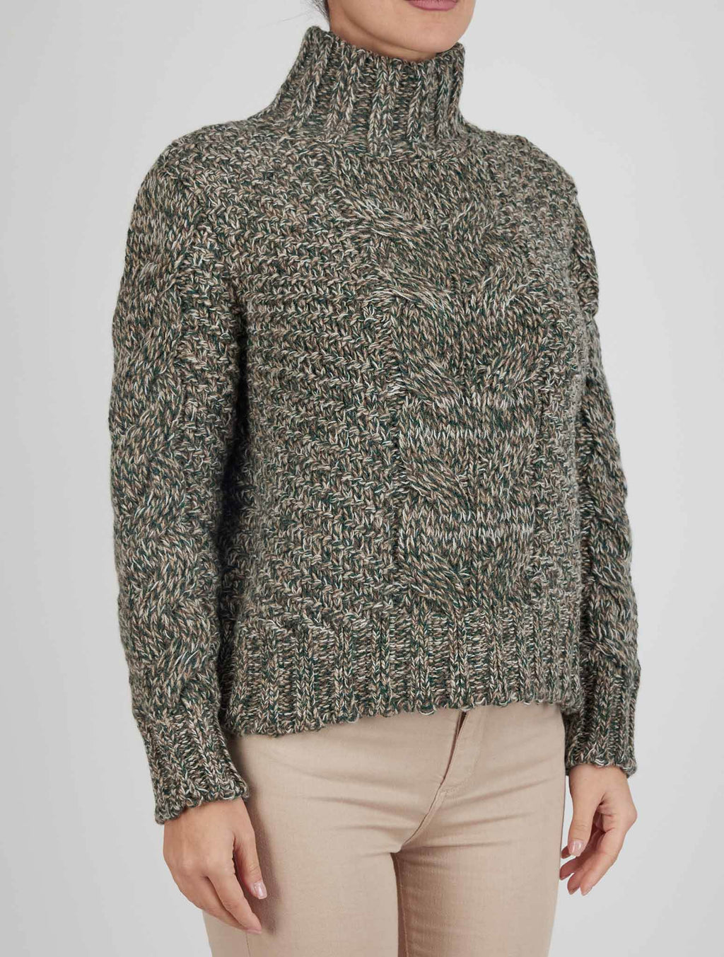 Kiton Light Green Cotton Shirt - view 3