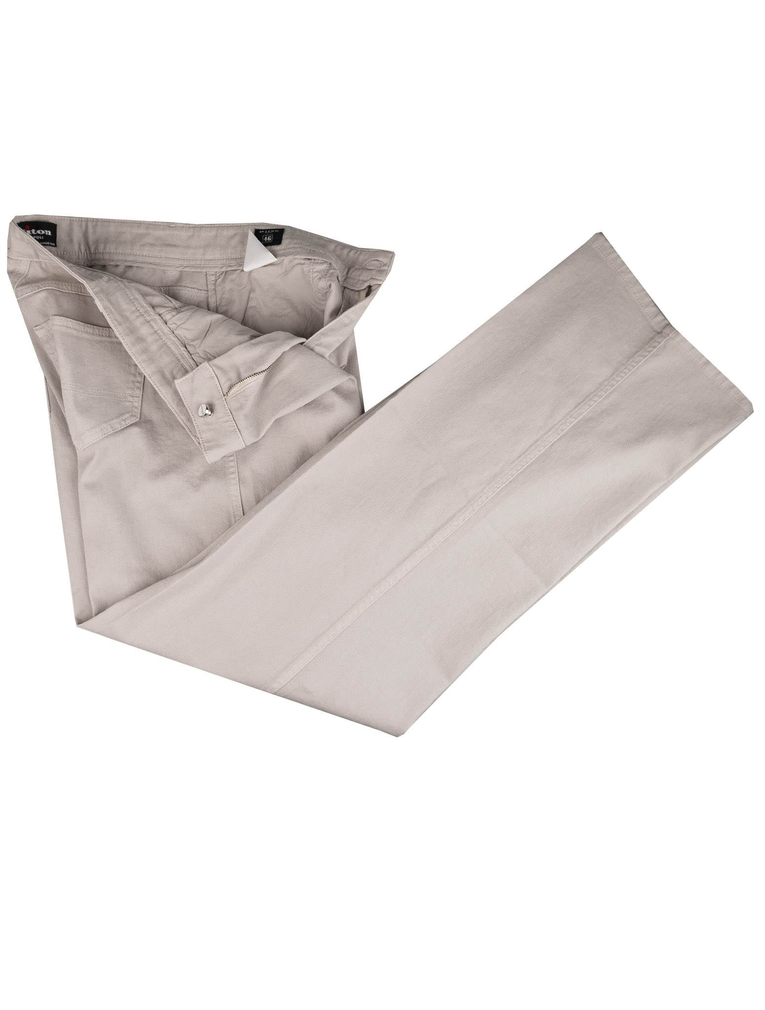 Kiton Gray Cotton Cotton Ea Jeans - view 2