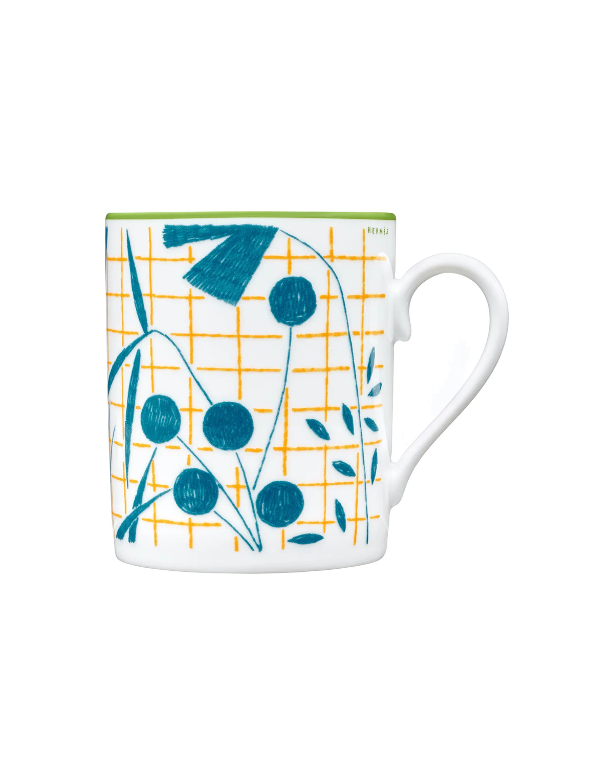 Hermès A walk in the Garden Blue mug — 30 cl