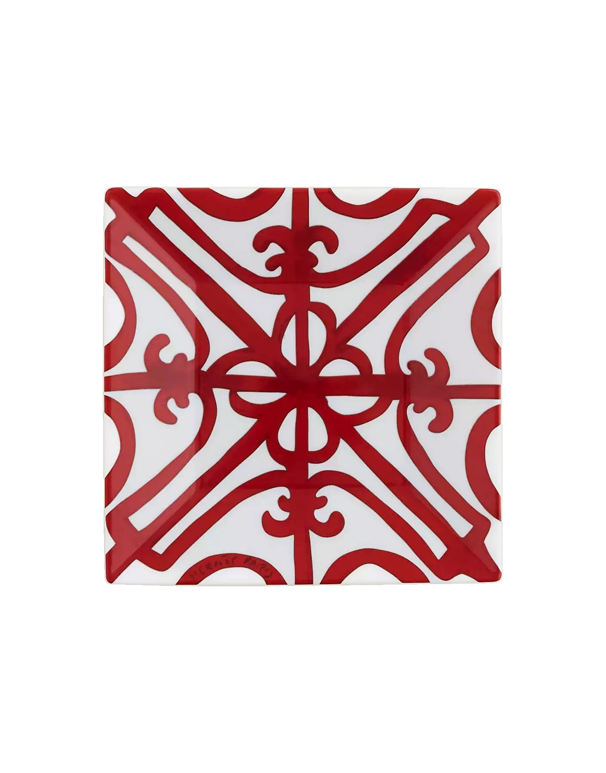 Hermès Balcon du Guadalquivir Square Plate No.2 — 11 x 11 cm