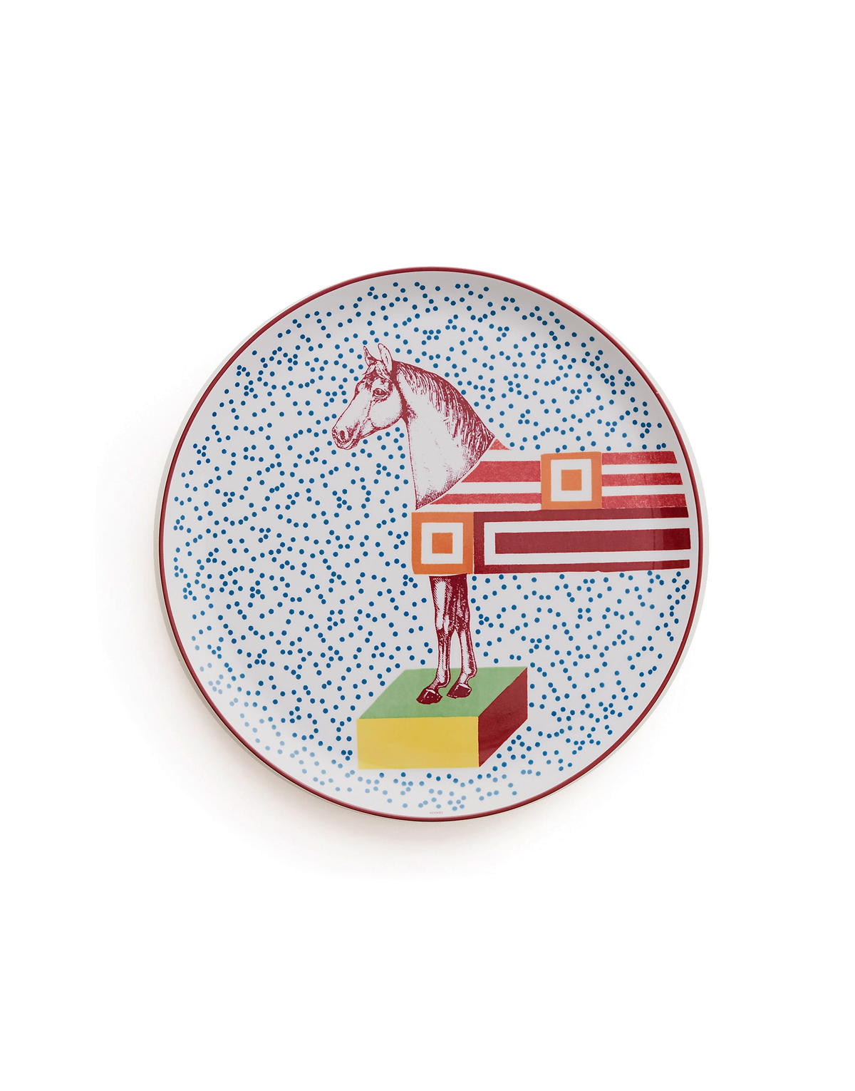 Hermès Hippomobile Tart platter — 31.5 cm