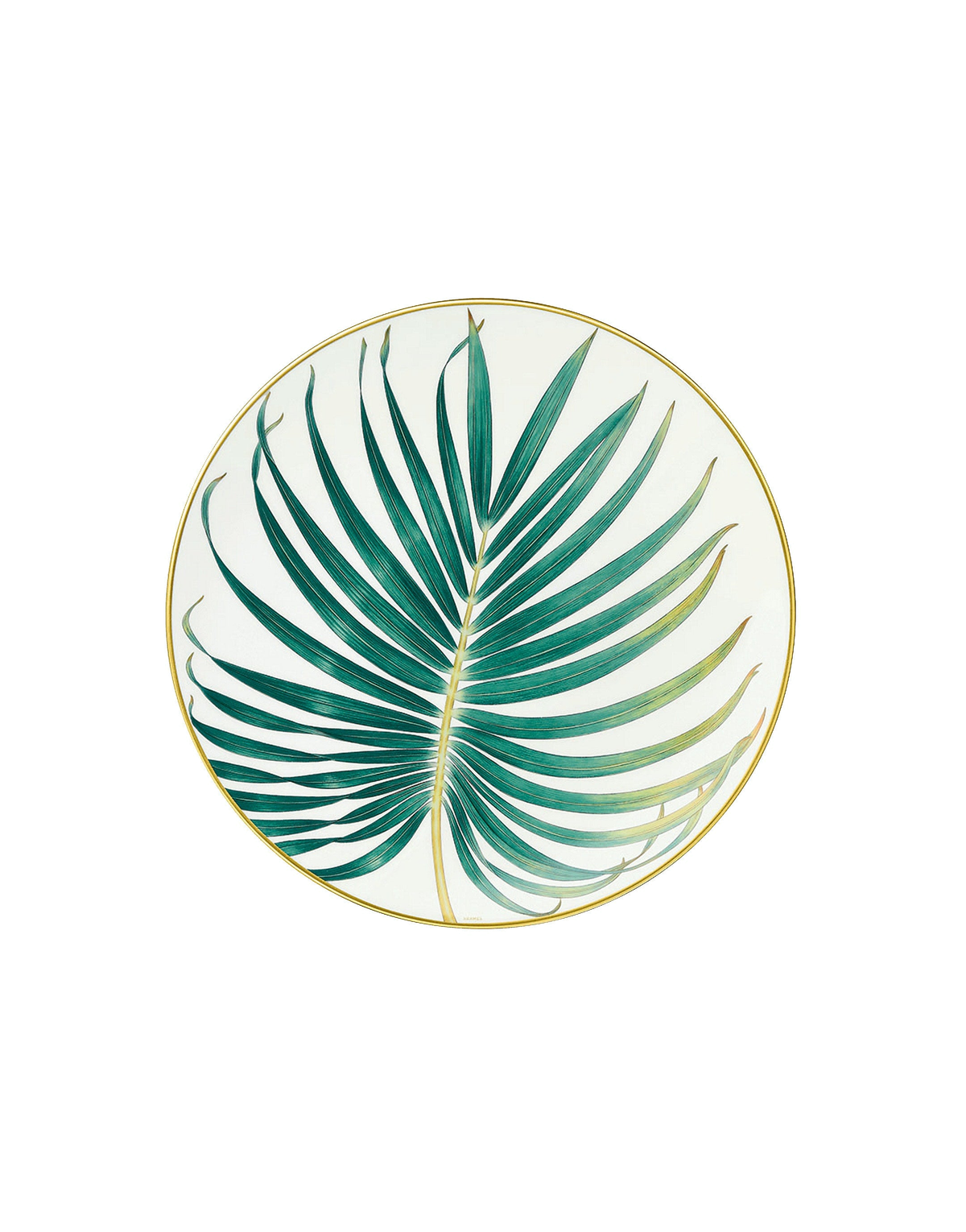 Hermès Passifolia Large deep round platter — 36.5 cm