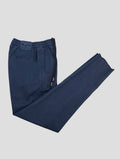 Kiton Blue Navy Cotton Cashmere Ea Pants